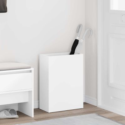 vidaXL Stojan na slnečník Biela 40 x 20 x 55,5 cm Kompozitné drevo