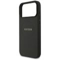 Etui Guess Grained Ring MagSafe do       iPhone 17 Pro Max czarny