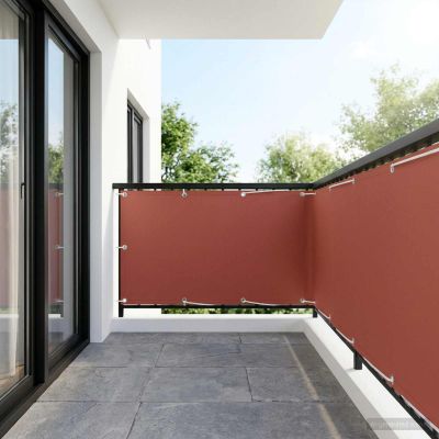 vidaXL Záclona na balkónové súkromie 150 x 200 cm Textil s PU povlakom