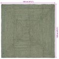 vidaXL Koberec do oblasti Olivovo zelená 120 x 120 cm Juta