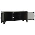vidaXL TV skrinka sivá 105x36x47 cm kov a MDF