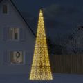 vidaXL LED vianočný stromček 1534 LED teplá biela 500 cm