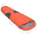 vidaXL Spací vak oranžový -5 ℃ 2000 g