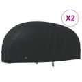vidaXL Kryty na motocykel 2 ks 220x95x110 cm 210D oxfordská látka