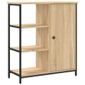 vidaXL Komoda, dub sonoma, 70x30x80 cm, imitácia dreva