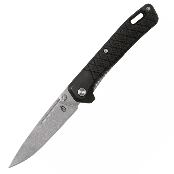 Gerber 30-001879 Zilch - Black vreckový nôž 7,8 cm, Stonewash, čierna, GFN