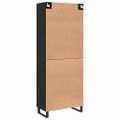 vidaXL Highboard 2 ks Čierny dub 69,5 x 34 x 180 cm Kompozitné drevo