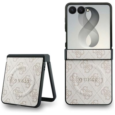 Guess HC Magnetic 4G PU CLASSIC puzdro pre Samsung Galaxy Z Flip 8 ružová