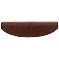 vidaXL Samolepiace schodové rohože 15 ks 80 x 24,5 x 3,5 cm Hnedá