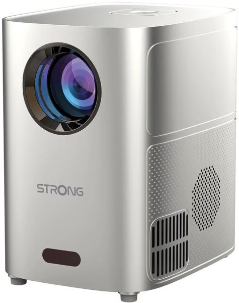 STRONG projektor Q1/ LCD/ HD (1280x720)/ 180 ANSI lm/ USB 2.0/ HDMI/ BT/ Wi-Fi/ Repro/ sivý