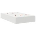 vidaXL Rám postele s úložným prostorem s úložiskom Biela 120 x 190 cm