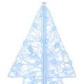 vidaXL Vianočný stromček 160 LED Studená Biela 150 cm Akryl
