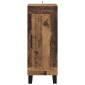 vidaXL Servírovacia skriňa Staré drevo 34,5 x 34 x 90 cm