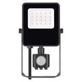 LED reflektor VISIO s pohybovým čidlom, 10W, neutrálna biela, čierný