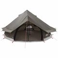 vidaXL Tipi stan 18-miestny Hnedá Šedá Polyester a oceľ