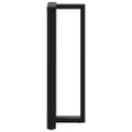 vidaXL Nohy barového stola v tvare T, 2 ks, čierne, 40x35x(110-111) cm, oceľové