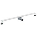 vidaXL 360° sprchový odtok so štíhlym modelom Strieborná 100 cm