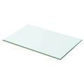 vidaXL Poličky 2 ks panel z priehľadného skla 50x25 cm