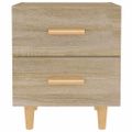 vidaXL Nočné stolíky 2 ks dub sonoma 40x35x47,5 cm