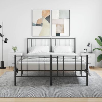 vidaXL Nočné stolíky 2 ks biele 40x35x47,5 cm kompozitné drevo