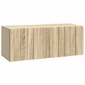 vidaXL Nástenná TV skrinka 78,5 x 31 x 30 cm Dub sonoma