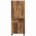 vidaXL Highboard 2 ks Staré drevo 69,5 x 34 x 180 cm