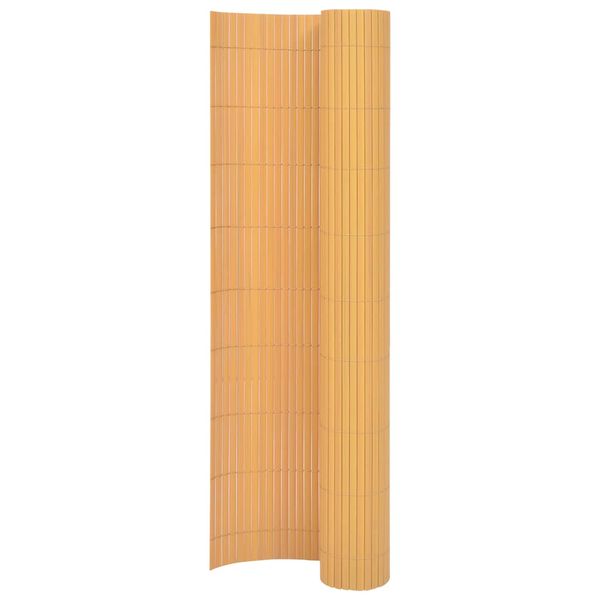 vidaXL Obojstranný záhradný plot 170x500 cm, žltý