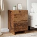 vidaXL Nočný stolík Dubové drevo 33,5 x 34,5 x 50 cm Kompozitné drevo