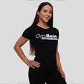 Dámske tričko Stronger Together Black - GymBeam, veľkosť L, veľkosť oblečenia L