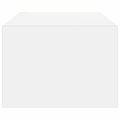 vidaXL TV skrinka s LED svetlami, biela 100X35,5x25 cm
