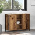 vidaXL Servírovacia skriňa Staré drevo 100 x 35 x 70 cm