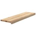 vidaXL Schodiskové stupne 16 ks 90x30x2 cm neošetrený dubový masív