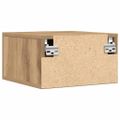 vidaXL Nočný stolík 35 x 35 x 20 cm Kompozitné drevo Remeselný dub