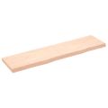 vidaXL Stolová doska 160x40x(2-6) cm neošetrený dubový masív