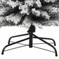 vidaXL Umelý vianočný stromček Zelená 180 cm PVC, oceľ a plast