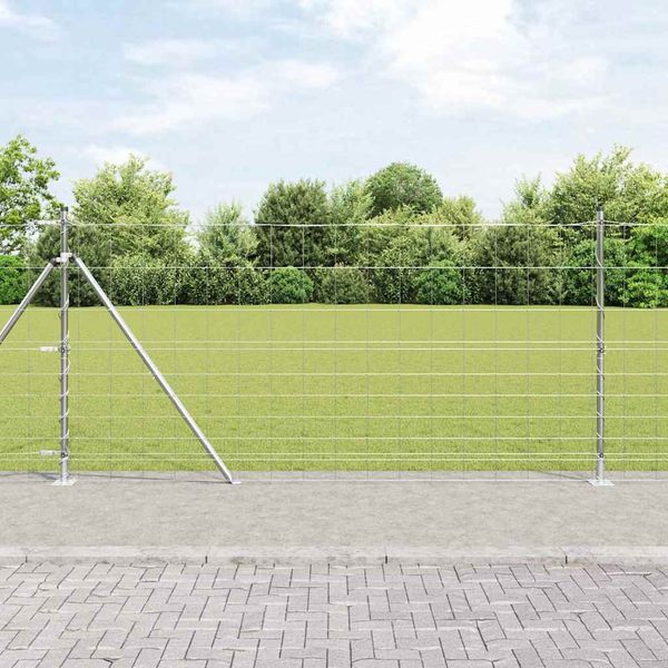 vidaXL Zvarené drôtené pletivo s betónovým základom 50 x 1,2 m (Š x V)