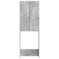 vidaXL Toaletná skriňa ZWOLLE Betónovo sivá 66 x 25,5 x 190 cm