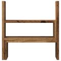 vidaXL Stolový organizér nastav. staré drevo 40x17x41cm kompozit.drevo