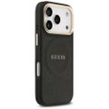 Puzdro Guess pre iPhone 17 Pro HC MAGSAFE PU W/ PEONY HOT STAMP čierna