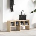 vidaXL Regál na topánky stohovateľné dub sonoma 89,5x30x40 cm
