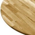 vidaXL Stolová doska dubové drevo okrúhla 23 mm 500 mm