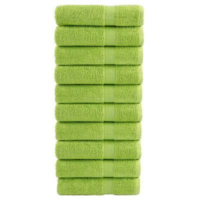 vidaXL Prémiové osušky SOLUND 10 ks jablkové 70x140 cm 600 g/m2