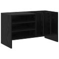 vidaXL Skrinka na gramofónové platne Čierny dub 78,5 x 35 x 45 cm