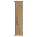 vidaXL Obloženie krbu dub artisan 75x20x87,5 cm kompozitné drevo