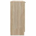 vidaXL Komoda farba dubu sonoma 90,5x30x70 cm spracované drevo