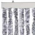 vidaXL Záves proti hmyzu, biely a sivý 90x200 cm, ženilka