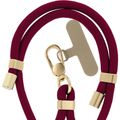 Universal phone strap Elegant maroon