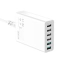 Nabíjačka 6x USB Blitzwolf BW-S15, QC 3.0, 60 W (biela)