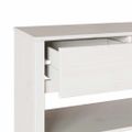 vidaXL Konzolový stôl so zásuvkou Drammen Biela 89,5 x 37 x 73 cm