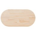 vidaXL Stolová doska 110x55x2,5 cm masívne borovicové drevo oválny tvar